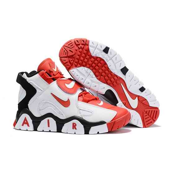 Nike Air Barrage Mid Cut Men Shoes White Red